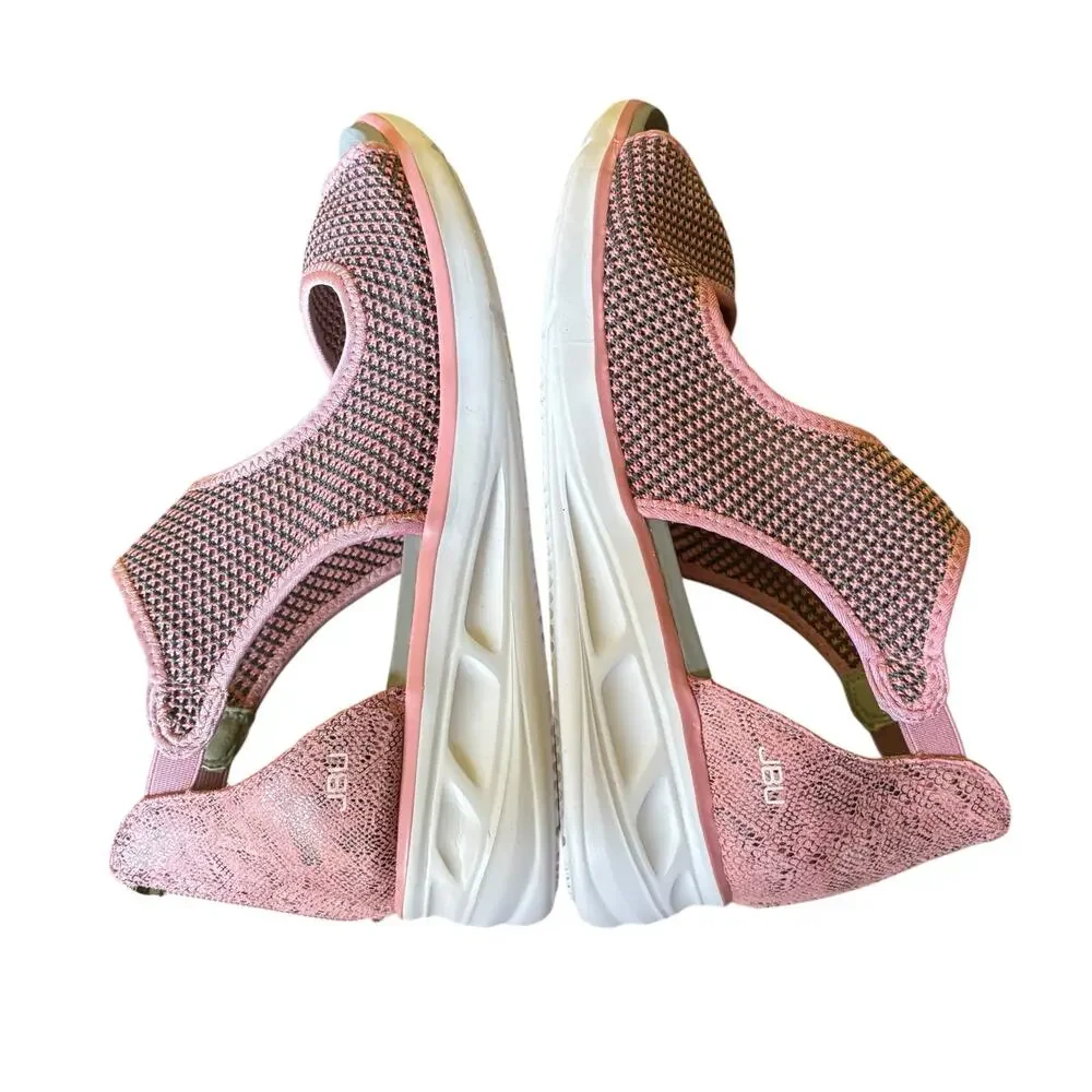 NWT JBU by Jambu Women’s Margot Memory Foam Comfort Sandals Blush Shake Size 11m